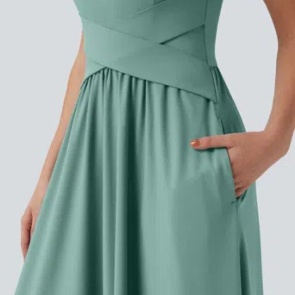 HALARA Sage Green Maxi Dress - Picture 5 of 5